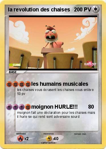 Pokemon la revolution des chaises