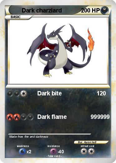 Pokemon Dark charziard