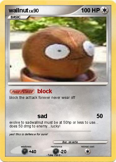 Pokemon wallnut