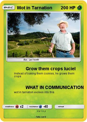 Pokemon Wot in Tarnation