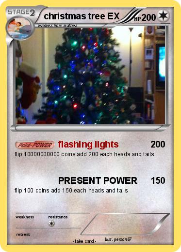 Pokemon christmas tree EX