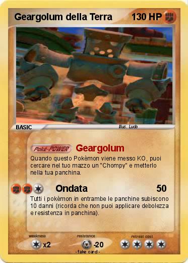 Pokemon Geargolum della Terra