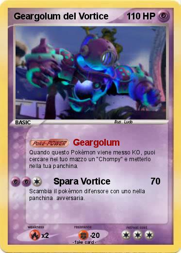 Pokemon Geargolum del Vortice