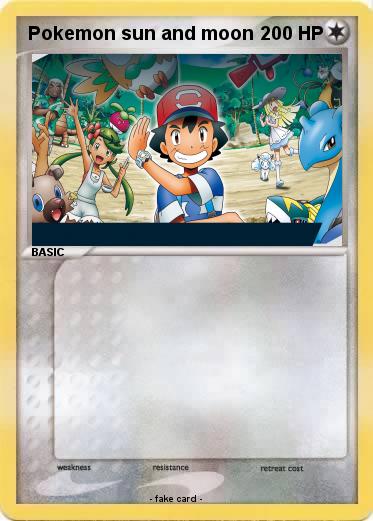 Pokemon Pokemon sun and moon