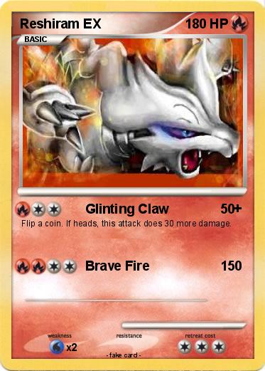Pokemon Reshiram EX