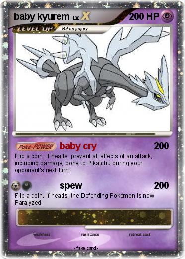Pokemon baby kyurem