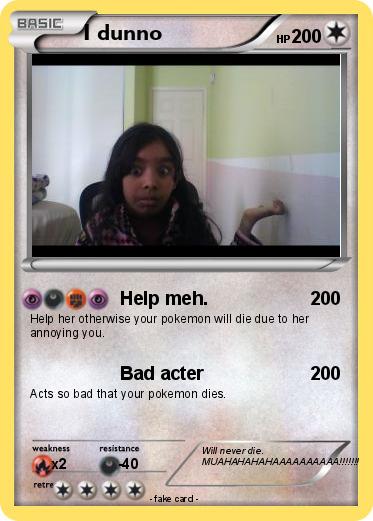 Pokemon I dunno