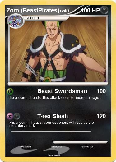 Pokemon Zoro (BeastPirates)