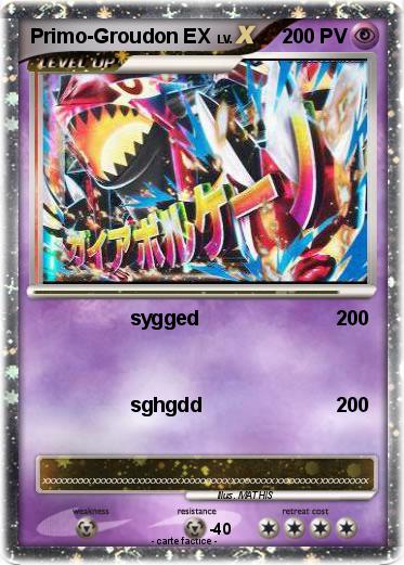 Pokemon Primo-Groudon EX
