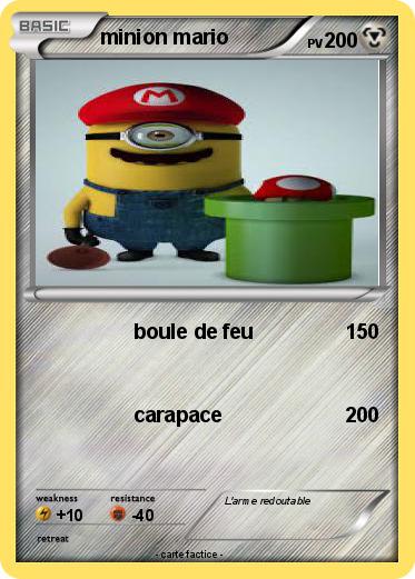 Pokemon minion mario