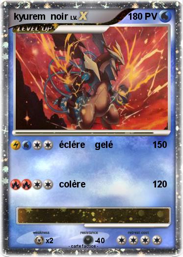 Pokemon kyurem  noir
