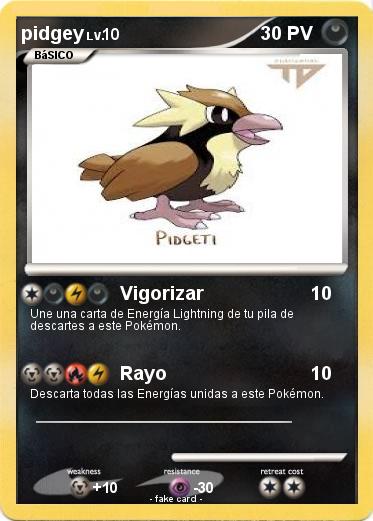 Pokemon pidgey