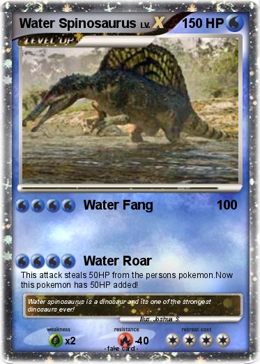 Pokemon Water Spinosaurus