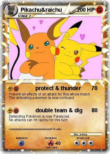 Pokemon Pikachu&raichu