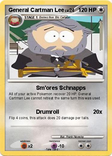 Pokemon General Cartman Lee