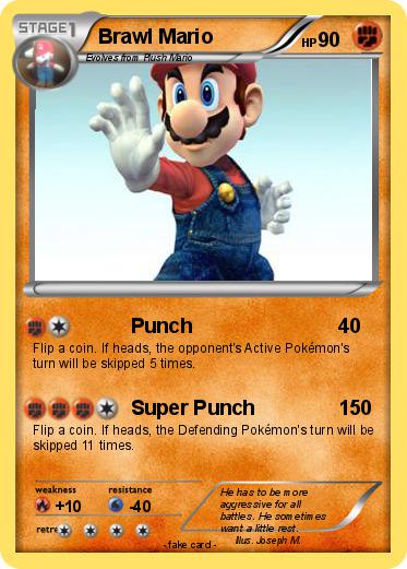 Pokemon Brawl Mario