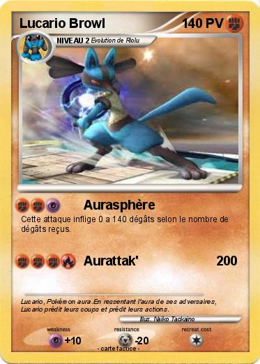Pokemon Lucario Browl