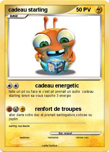 Pokemon cadeau starling