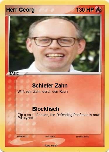 Pokemon Herr Georg