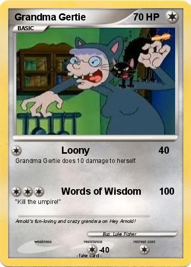 Pokemon Grandma Gertie
