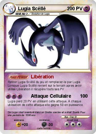 Pokemon Lugia Scéllé
