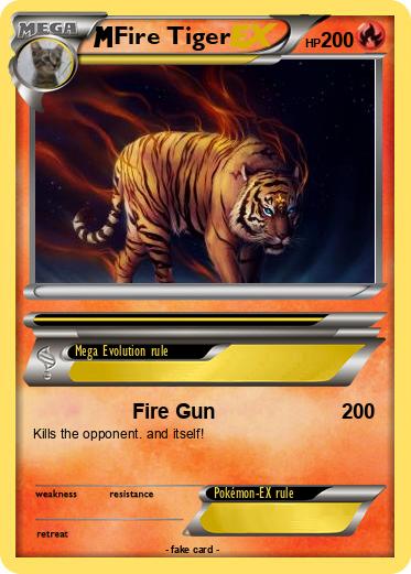 Pokemon Fire Tiger