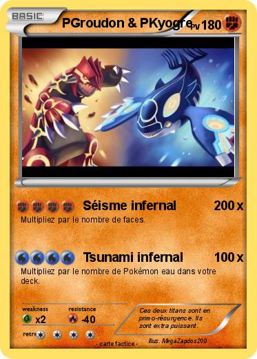 Pokemon PGroudon & PKyogre