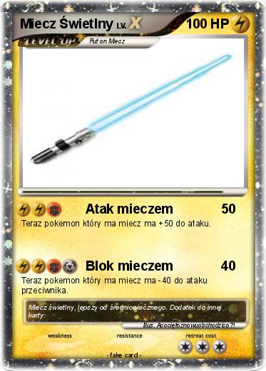 Pokemon Miecz Świetlny
