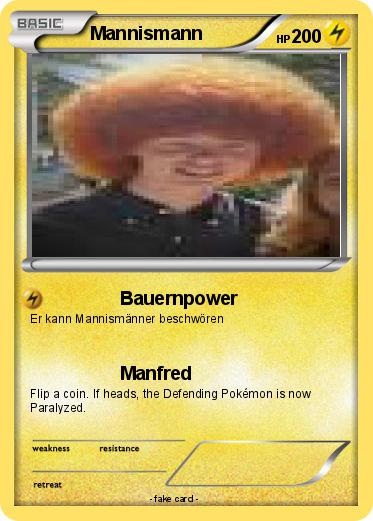 Pokemon Mannismann