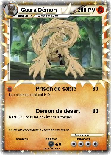 Pokemon Gaara Démon