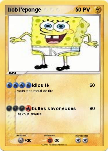 Pokemon bob l'eponge
