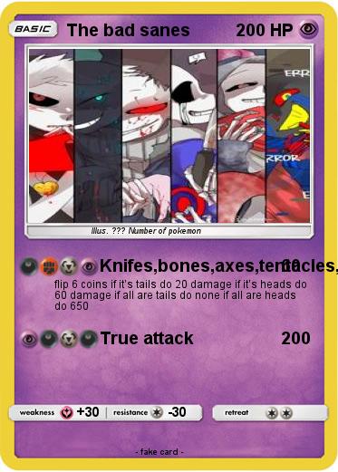 Pokemon The bad sanes