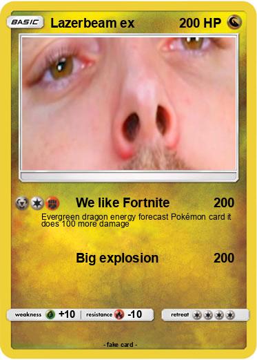 Pokemon Lazerbeam ex