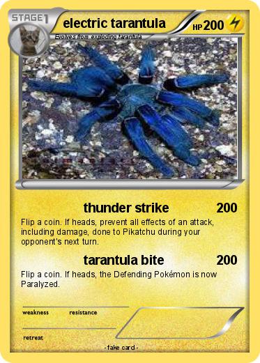 Pokemon electric tarantula