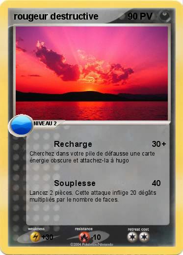 Pokemon rougeur destructive