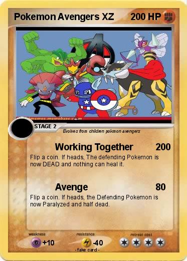 Pokemon Pokemon Avengers XZ