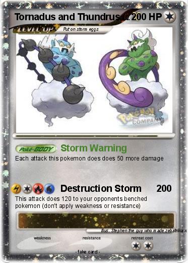 Pokemon Tornadus and Thundrus