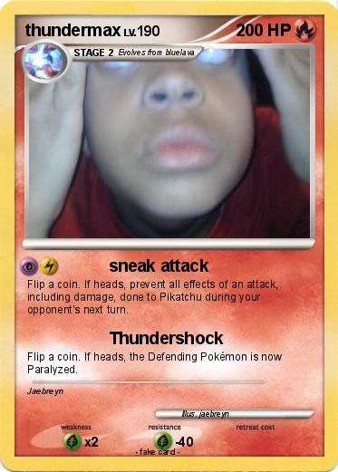 Pokemon thundermax