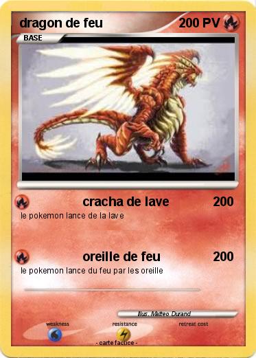 Pokemon dragon de feu