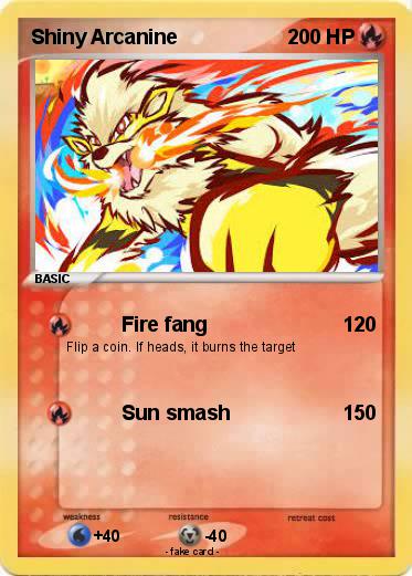 Pokemon Shiny Arcanine