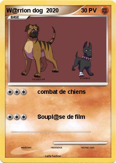 Pokemon W@rrion dog  2020