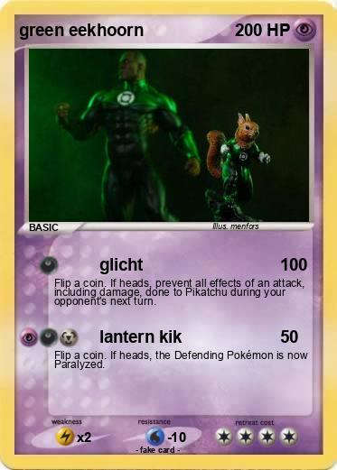 Pokemon green eekhoorn