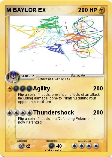 Pokemon M BAYLOR EX