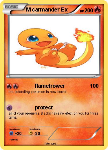 Pokemon M carmander Ex