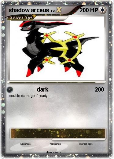 Pokemon shadow arceus