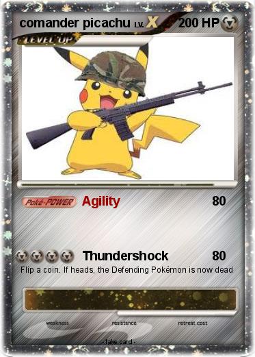 Pokemon comander picachu
