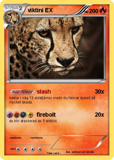 Pokemon viktini EX