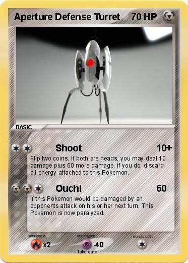 Pokemon Aperture Defense Turret