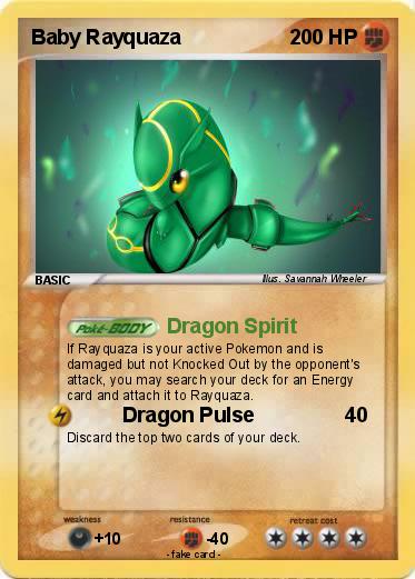 Pokemon Baby Rayquaza
