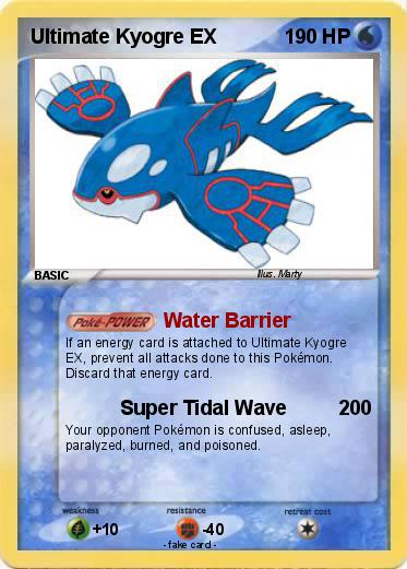 Pokemon Ultimate Kyogre EX